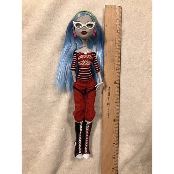 Monster High Ghoulia Yelps Doll Mattel 2008 Almost Complete Missing Left Hand - Picture 5 of 7